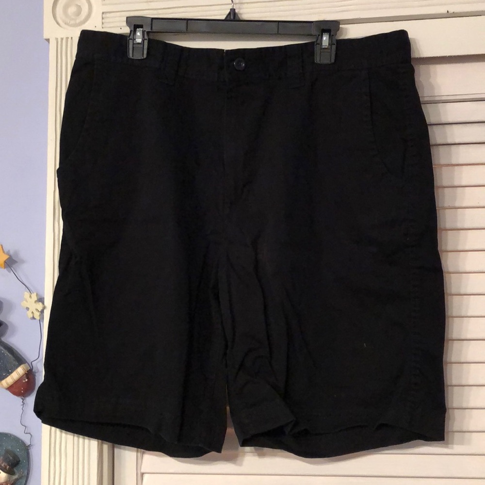 St. John’s Bay Black Comfort Stretch Khaki Shorts